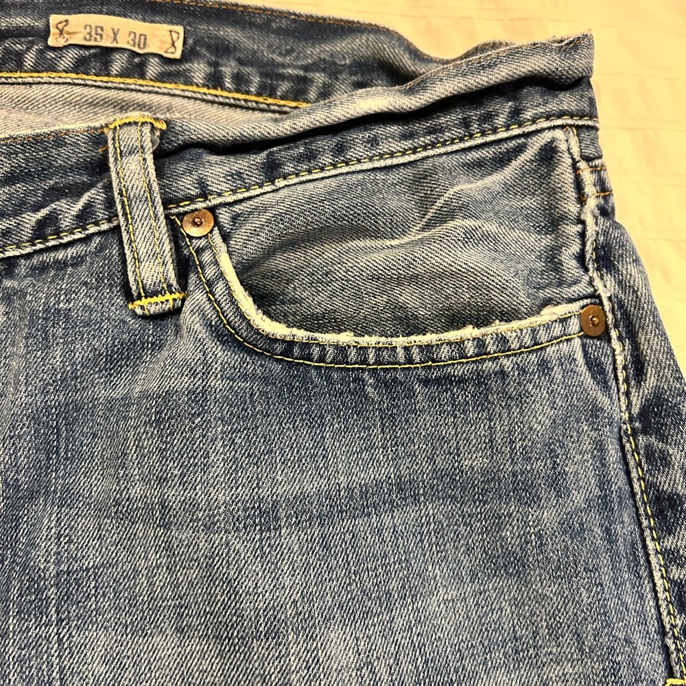Polo by Ralph Lauren Men's Blue Straight Jeans 36 x 30 - Picture 5 of 6